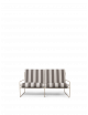 Desert 2-Seater Stripe | cashmere/chocolate