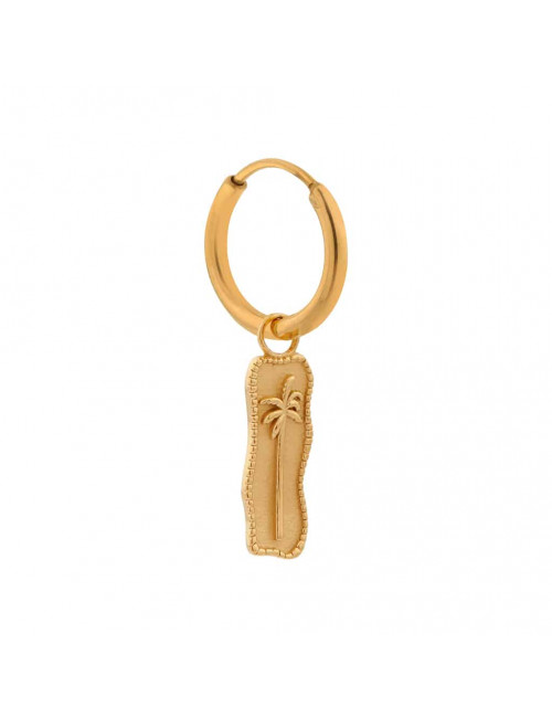 Oorbel Palm Beach Hoop | goud