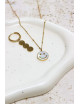 Halsketting Shiny Smiley | goud