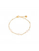 Armbandje White Clover | goud