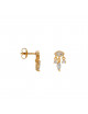 Oorbel Shiny Waterfall Stud | goud