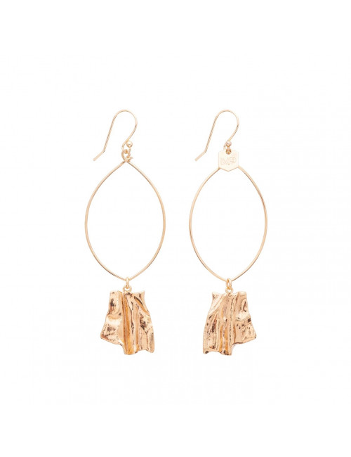 Asymmetrische Oorbellen Goud | st tropez