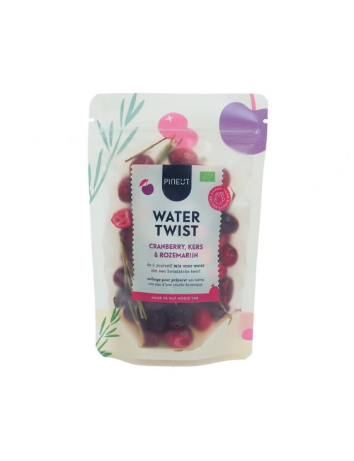 Pineut Pouchbag | cranberry/kers/rozemarijn bio