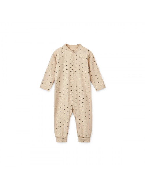 Birk Pyjama | double dot/silver lining