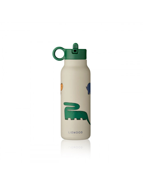 Falk Drinkfles 500ml | dinosaurs/mist