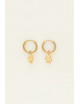 Oorringen goud (set van 2) | klavertje