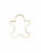 Koekjesvorm | gingerbread/goud