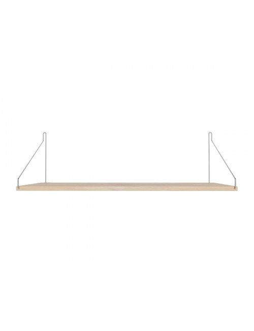 Library Shelf 27x80cm | white oak