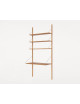 Shelf Library H1852 W80 | desk section/oak