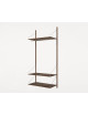 Shelf Library H1852 W80 | hanger section/dark oak