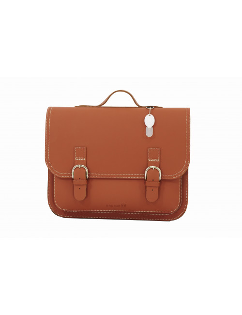 Lederen Boekentas Classic | chestnut