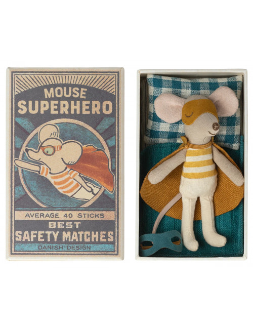 Superheld Muis | kleine broer in luciferdoos