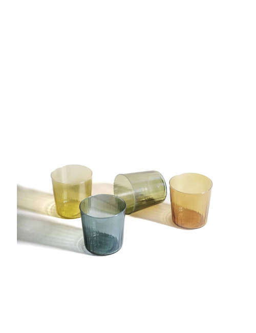 Clover Gekleurde Glazen (set van 4)
