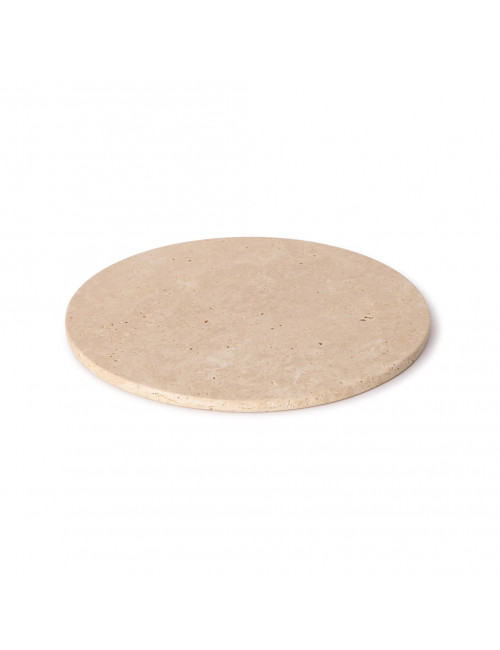 Rond Travertin Dienblad Ø30cm