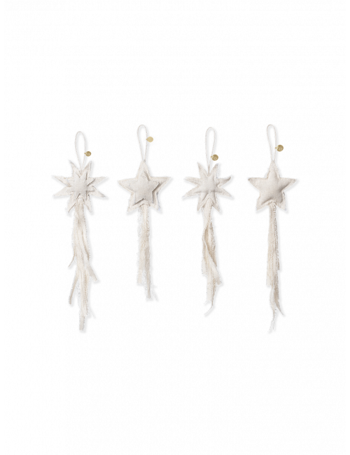 Vela Ster Kerst Ornament | naturel
