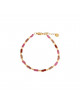 Armbandje Raspberry Rainbow | goud
