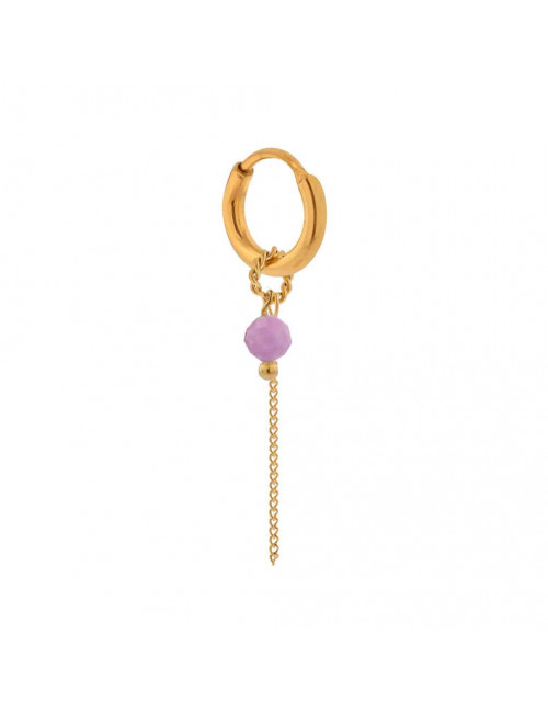 Oorbel Princess Chain Hoop | goud