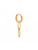 Oorbel Wobbly Hoop | goud