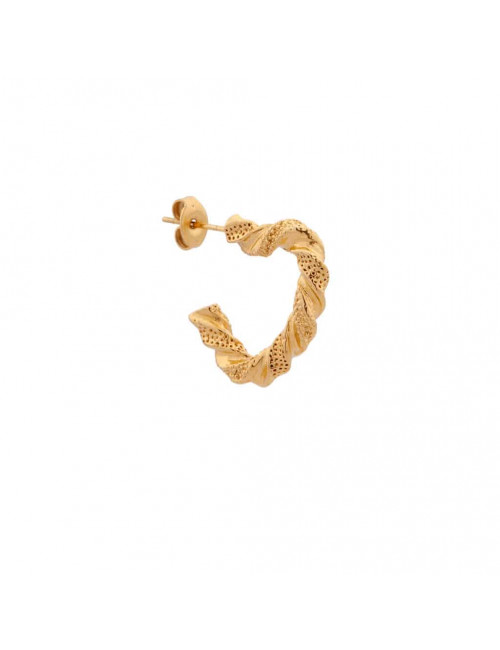 Oorbel Twisted Love Hoop | goud