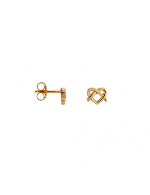 Stud Heart Hug (per stuk) | goud