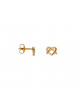 Stud Heart Hug (per stuk) | goud