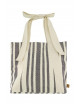 Tas Met Strik | streep/wit/donkerblauw