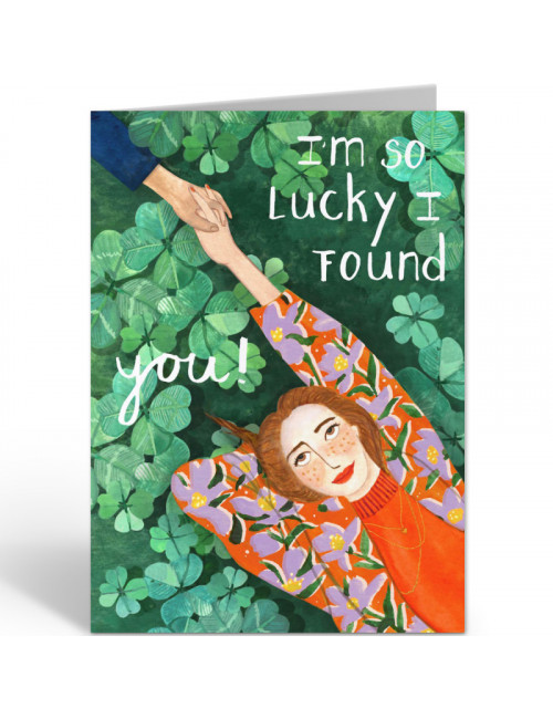 Wenskaart | I'm so lucky