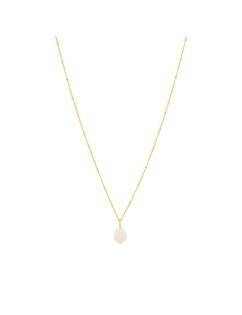 Halsketting Scarabee Goud | moonstone
