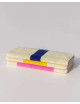 Gastendoekjes 30x50cm (set van 3) | pink/royal blue/brown