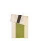 Badhanddoek 50x100cm | brown/lime