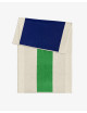 Strandlaken 90x180cm | royal blue/green