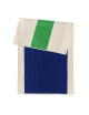 Strandlaken 90x180cm | royal blue/green