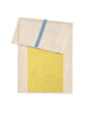 Strandlaken 90x180cm | sky blue/yellow