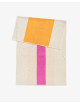 Strandlaken 90x180cm | sunny yellow/pink