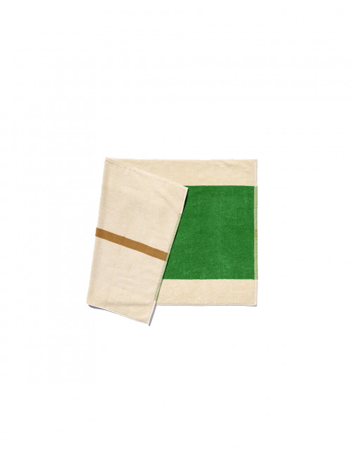 Badmat 50x80cm | green/honey