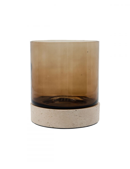 Kandelaar H17,5 cm | bruin