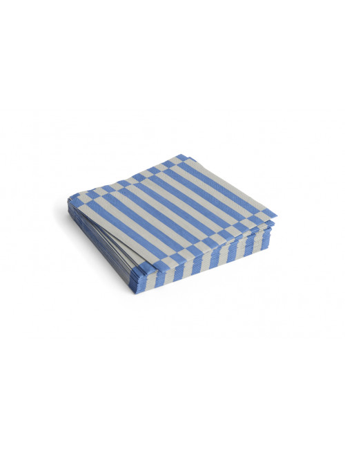 Servetten Lunch | grey/blue pillar
