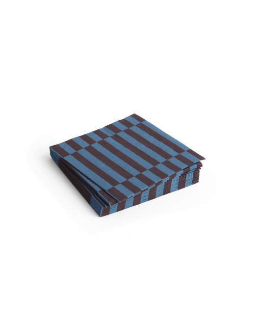 Servetten Lunch | anthracite/bordeaux