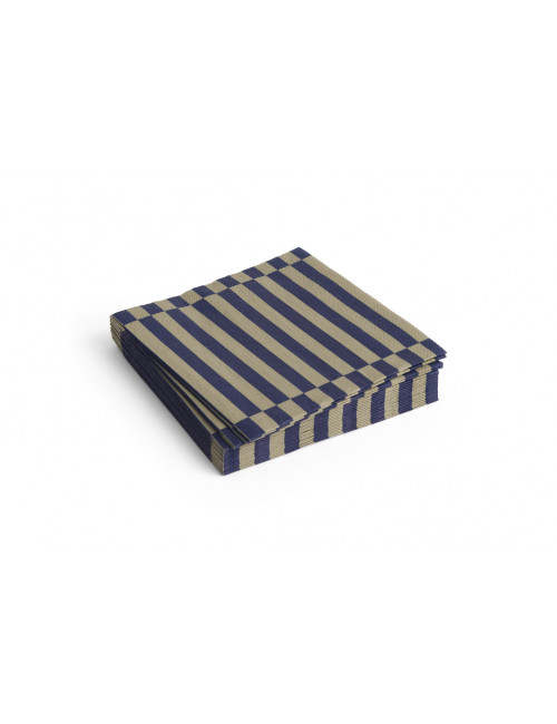 Servetten Lunch | dark blue/dark sand