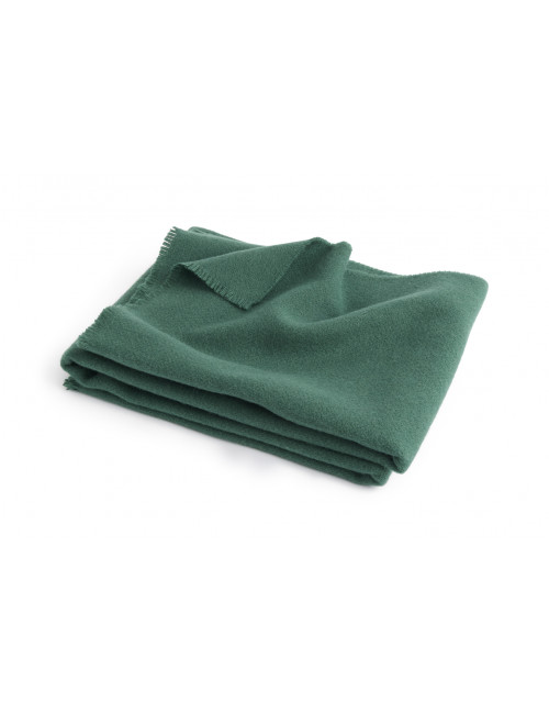 Plaid Mono Throw 100% Wol | green