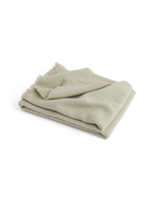 Plaid Mono Throw 100% Wol | warm grey