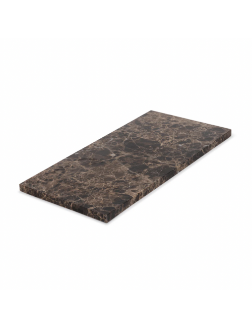 Marmeren Dienblad Met Rand 30x15cm | bruin