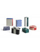 Tin Container | small/dark blue/lavender