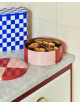 Tin Container | rond/red/soft pink