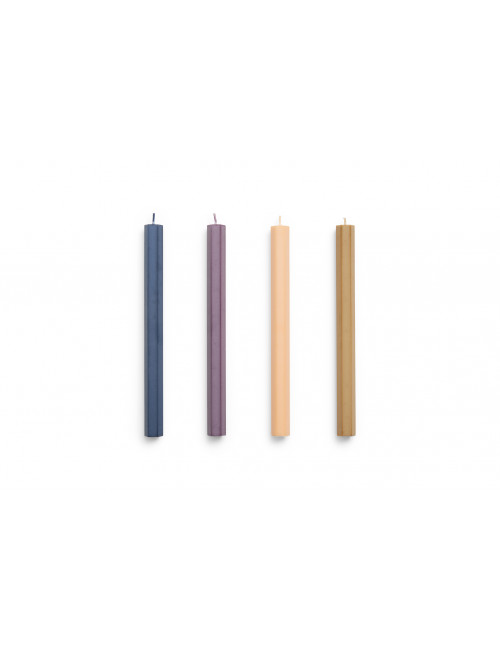Hexagon Candle (set van 4) | dark