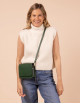 Handtas Audrey Mini | pine green/classic leather
