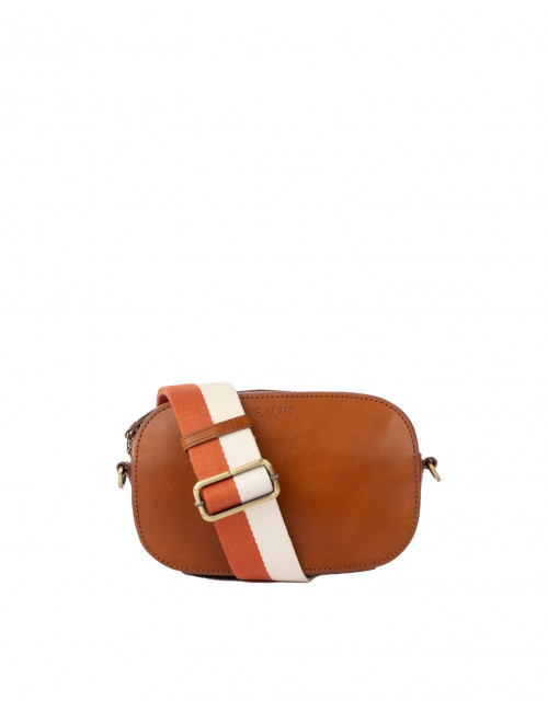 Handtas Maya | cognac classic leder
