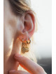 Oorbellen Peak Hoops | goud