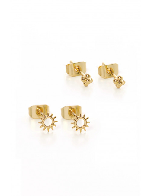 Rise And Shine Studs | goud