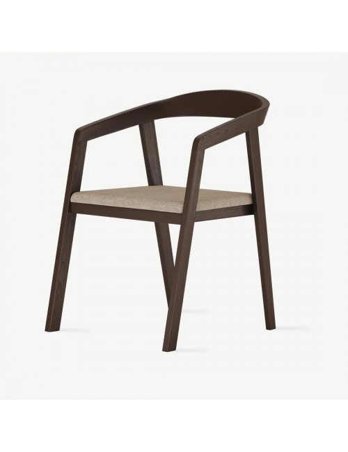 Armand Dining Chair | brown/almond beige